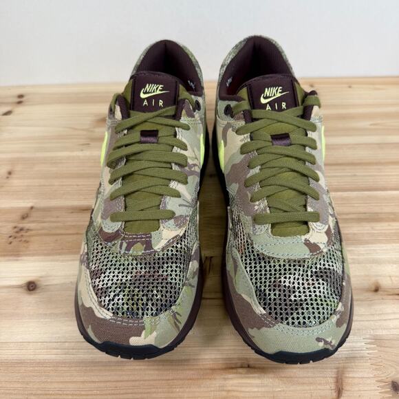 Nike Air Max 1 '86 OG shoes Camo Earth Light Lemon Twist FN8358-200 Mens 10.5 - Picture 3 of 10